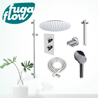 FugaFlow Eccelente Sobrado Badkamer Regendoucheset Chrome