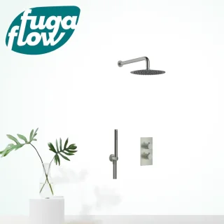 FugaFlow Eccelente Sobrado Badkamer Regendoucheset Gunmetal PVD
