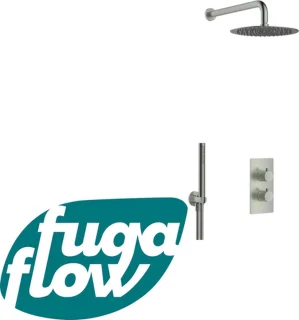 FugaFlow Eccelente Sobrado Badkamer Regendoucheset Gunmetal PVD