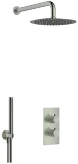 FugaFlow Eccelente Sobrado Badkamer Regendoucheset Gunmetal PVD