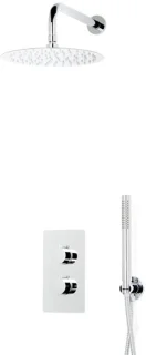 FugaFlow Eccelente Sobrado Badkamer Regendoucheset Thermostaat 25cm Chroom
