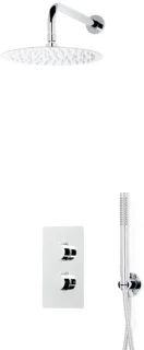 FugaFlow Eccelente Sobrado Badkamer Regendoucheset Thermostaat 25cm Chroom