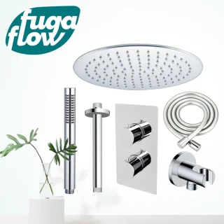 FugaFlow Eccelente Sobrado badkamerset chroom