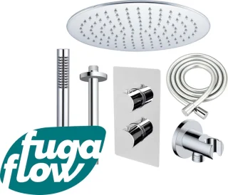 FugaFlow Eccelente Sobrado badkamerset chroom