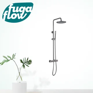 FugaFlow Eccelente Sobrado Regendoucheset Gunmetal PVD