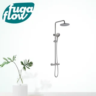 FugaFlow Eccelente Sobrado Regendoucheset Gunmetal PVD