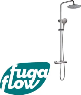 FugaFlow Eccelente Sobrado Regendoucheset Gunmetal PVD