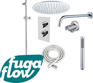 FugaFlow Eccelente Sobrado Regendoucheset Inbouw Chroom