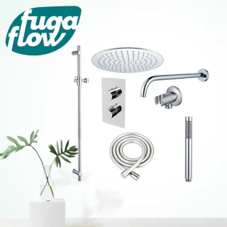 FugaFlow Eccelente Sobrado Regendoucheset Inbouw Chroom