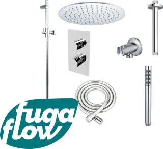 FugaFlow Eccelente Sobrado Regendoucheset Inbouw Chroom