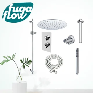 FugaFlow Eccelente Sobrado Regendoucheset Inbouw Chroom