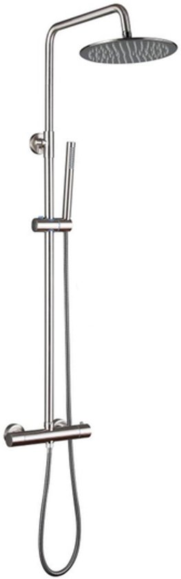 FugaFlow Eccelente Sobrado Thermostatische Regendoucheset 25cm RVS PVD