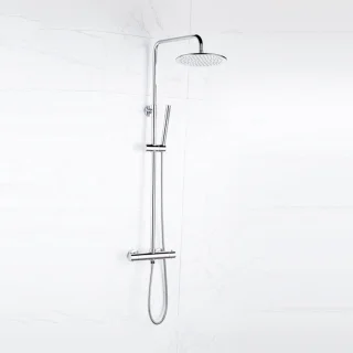 FugaFlow Eccelente Sobrado Thermostatische Regendoucheset Chrome