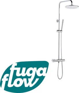FugaFlow Eccelente Sobrado Thermostatische Regendoucheset Chrome