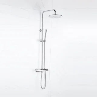 FugaFlow Eccelente Sobrado Thermostatische Regendoucheset Chrome