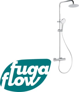 FugaFlow Sobrado Regendouche Thermostaat 20cm Chroom