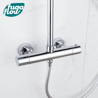 FugaFlow Sobrado Regendouche Thermostaat 20cm Chroom