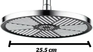 Gabrys® Regenval Douchekop Rond 25,5 cm Chroom