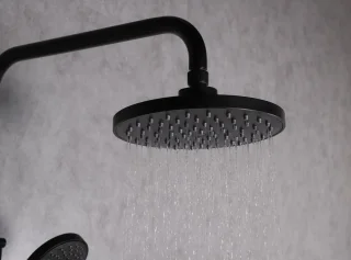 GDRN Regendouche Set Mat Zwart Thermostaatkraan