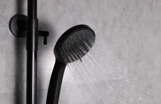 GDRN Regendouche Set Mat Zwart Thermostaatkraan