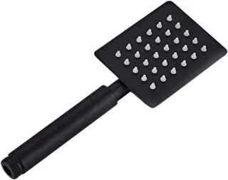 Gefilterde douchekop Square Black