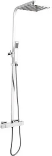 GO by Van Marcke Dukan thermostatisch douchesysteem chroom vierkant