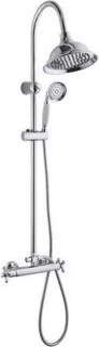 Go by Van Marcke Retro douchesysteem thermostatisch chroom