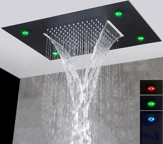 Goederen® Douchekraan Badkamer Chrome Panel Systemen