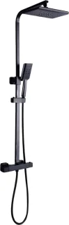 Goederen Doucheset Zwart Met Thermostaatkraan