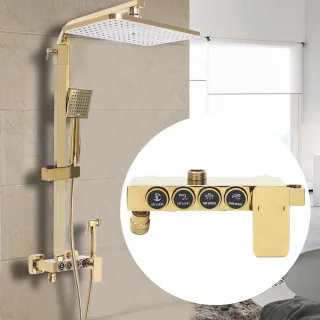 Gouden Regendouche Set