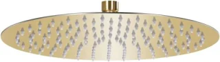 Gouden regendouchekop 30 cm RVS