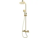 Gouden regendouchesysteem doucheset 20 cm