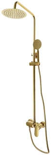 Gouden Wandgemonteerde Regendoucheset