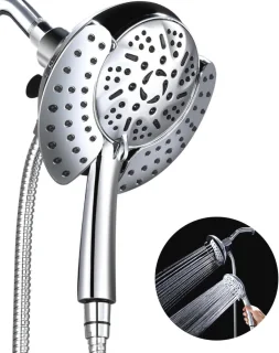 GRICH Doucheset met dubbele douchekop en handdouche
