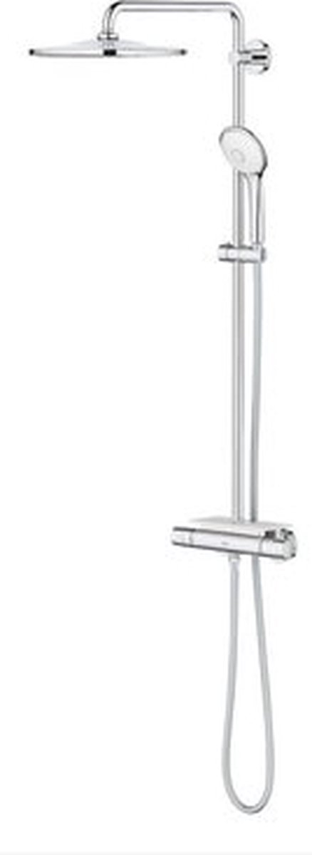 De GROHE Euphoria Regendoucheset Opbouw 31cm Chrome in één oogopslag