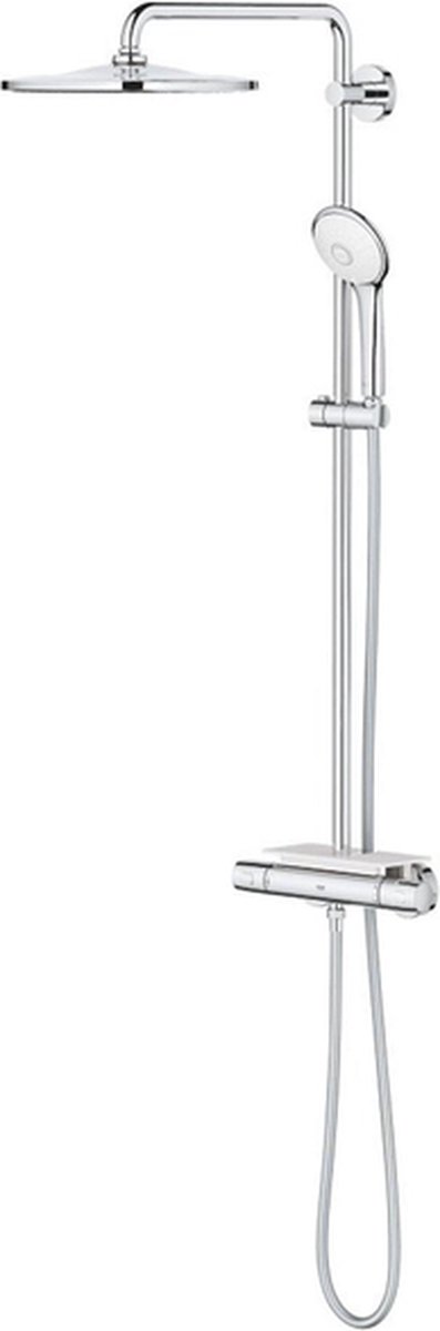 Wat vinden we goed aan de GROHE Euphoria Regendoucheset Opbouw 31cm Chrome