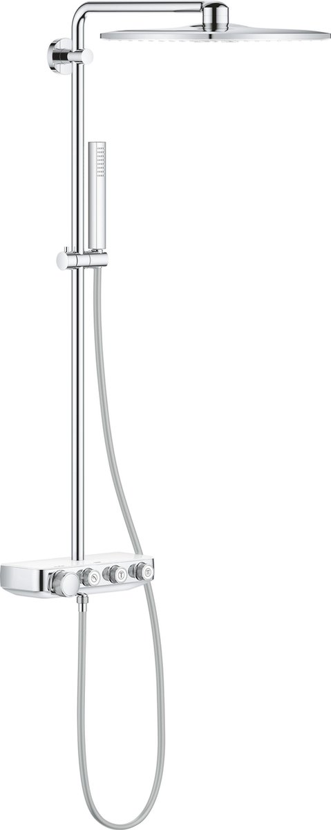 De GROHE Euphoria SmartControl 310 Cube Duo Regendouche Wit 31 cm Vierkant in één oogopslag