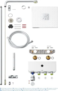 GROHE Euphoria SmartControl 310 Cube Duo Regendouche Wit 31 cm Vierkant