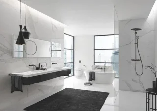 GROHE Euphoria SmartControl 310 Regendouche Hard Graphite Geborsteld