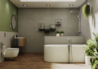 GROHE Euphoria SmartControl 310 Regendouche Hard Graphite Geborsteld