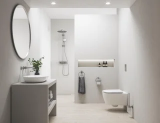 GROHE Euphoria SmartControl 310 Regendouche Hard Graphite Geborsteld