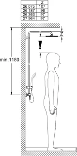 GROHE Euphoria XXL 210 Regendouche Chroom