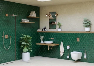 GROHE Euphoria XXL 310 Douchesysteem Sunset Gold Thermostaat