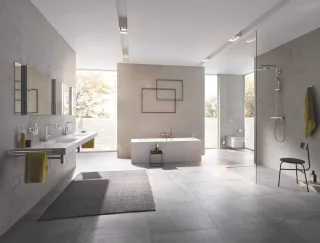 GROHE Euphoria XXL 310 Regendouche SuperSteel met Thermostaatkraan