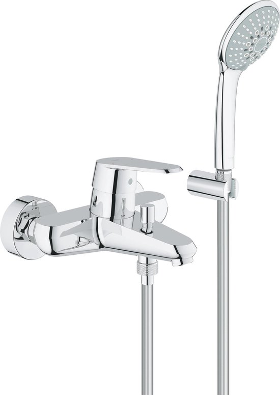 GROHE Eurodisc Cosmopolitan badkraan met omstel chroom