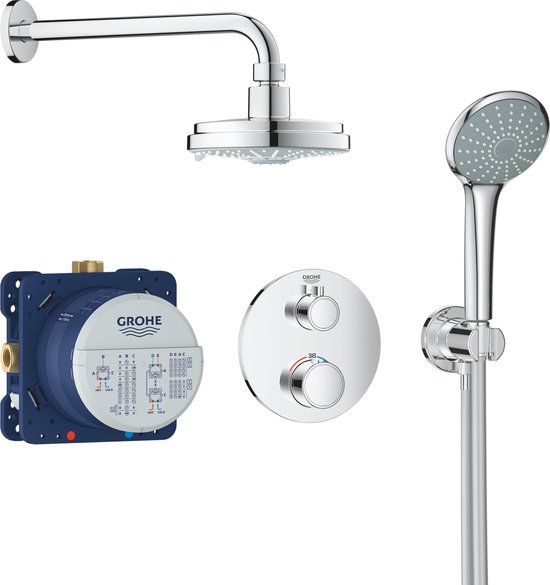 GROHE Grohtherm Perfect inbouw regendouche met thermostaatkraan review