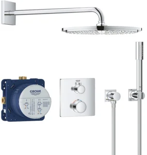 GROHE Grohtherm Perfect Inbouw Regendouche Met Thermostaatkraan