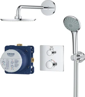 GROHE Grohtherm Perfect regendoucheset inbouw 21 cm Chroom