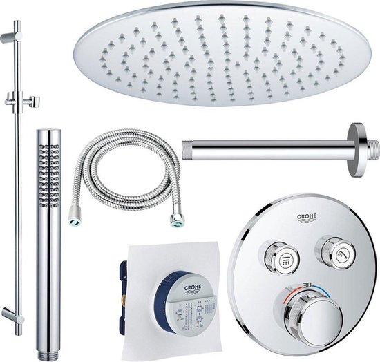 GROHE Grohtherm Regendoucheset 20cm Chroom