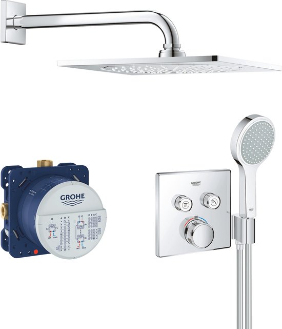 GROHE Grohtherm SmartControl inbouw doucheset 25cm chroom